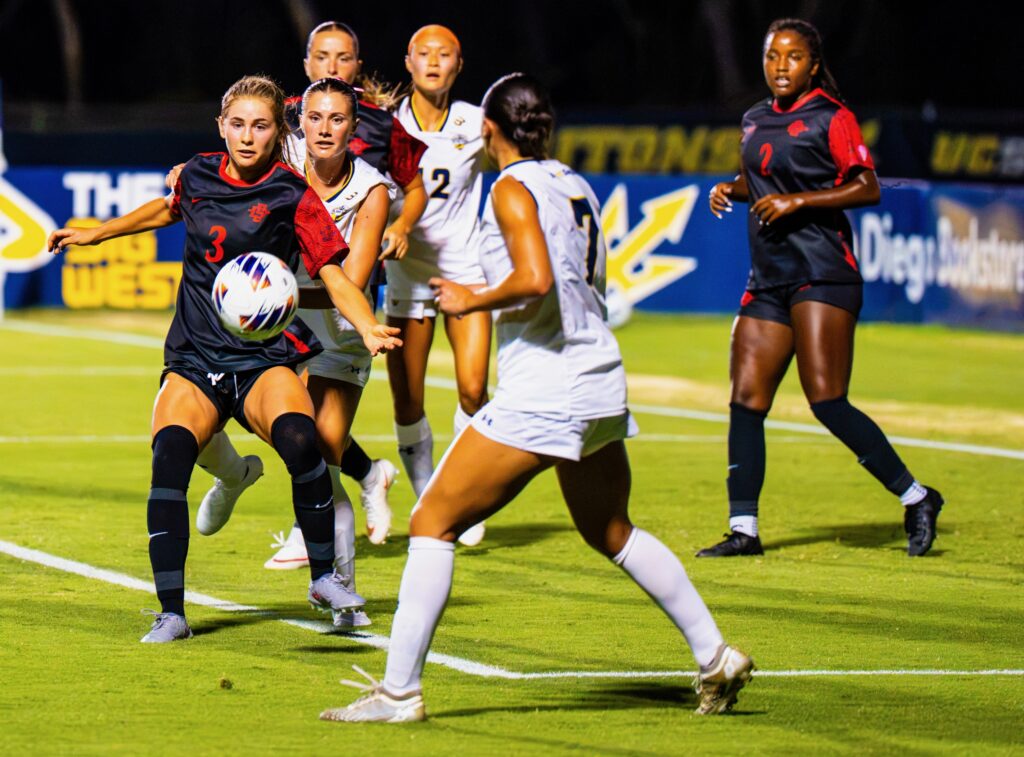 DSC3396-1024x757 Aztecs Open Pac-12 Era With Crosstown Shutout Over UC San Diego
